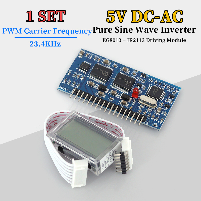 Egs002 Pure Sine Wave Inverter Driver Board - Инвертор 5В DC-AC с чистой синусоидой,